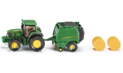 John Deere Traktor mit Ballenpresse, Siku Super Serie, Art.1665