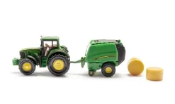 John Deere Traktor mit Ballenpresse, Siku Super Serie, Art.1665