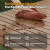 Join Nature Campingtisch Alu Klappbar für 6 Personen, 118x70cm, bis 100kg