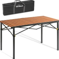 Join Nature Campingtisch Alu Klappbar für 6 Personen, 118x70cm, bis 100kg