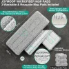 Joymoop Wischmopp mit Eimer und Auswringer, flaches Squeeze-Mopp-Set für Boden