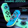 Joypad (L/R) kompatibel mit Switch, Gamepad Controller mit LED/Turbo/Wake-up/Screensh