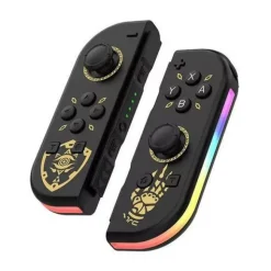 Joypad (L/R) kompatibel mit Switch, Gamepad Controller mit LED/Turbo/Wake-up/Screensh