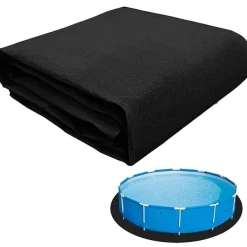Judanna Pool Bodenplane Rund 4m/13.12ft - Robuste Bodenschutzplane für Easy Set