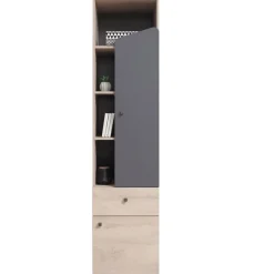 Jugendzimmer Kinderzimmer komplett Davis Set A 5-tlg. Schrank, Schreibtisch, Regale