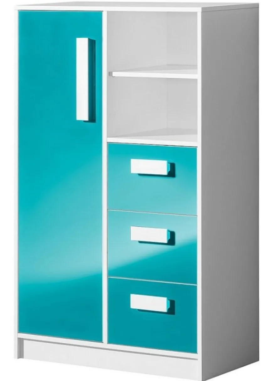 Jugendzimmer Kinderzimmer komplett Gerome Set C 7-tlg. Hochglanz Farbauswahl