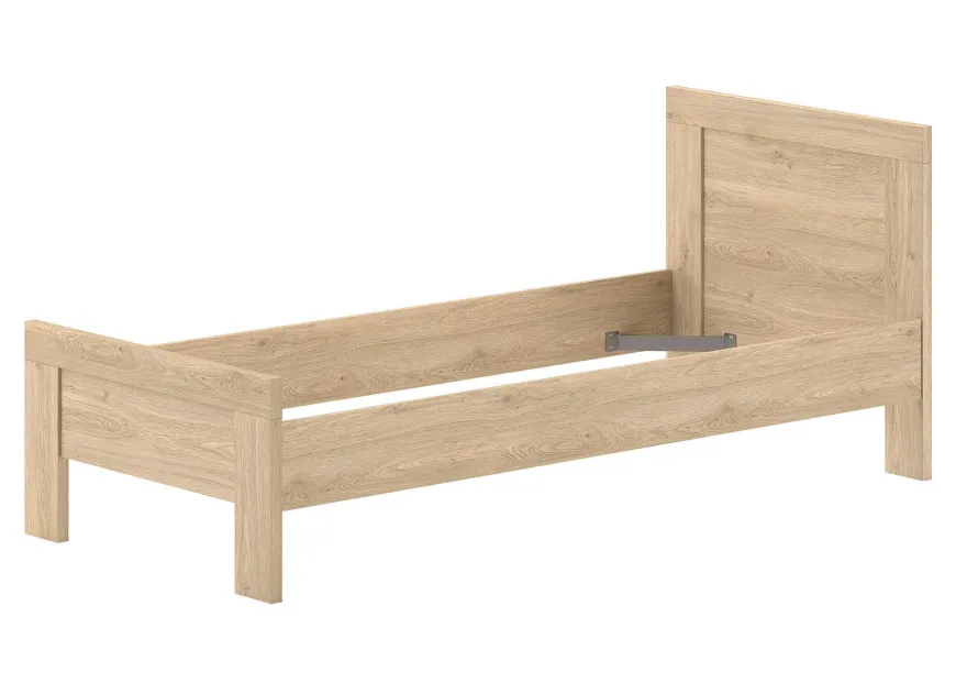 Jugendzimmer Set Keelia Eiche mit Bett Kleiderschrank
