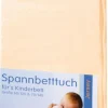Julius Zöllner Spannbetttuch apricot Jersey 70 x 140 cm