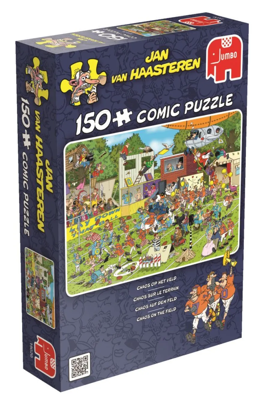 Jumbo 19020 Jan van Haasteren Chaos auf dem Feld 150 Teile Puzzle
