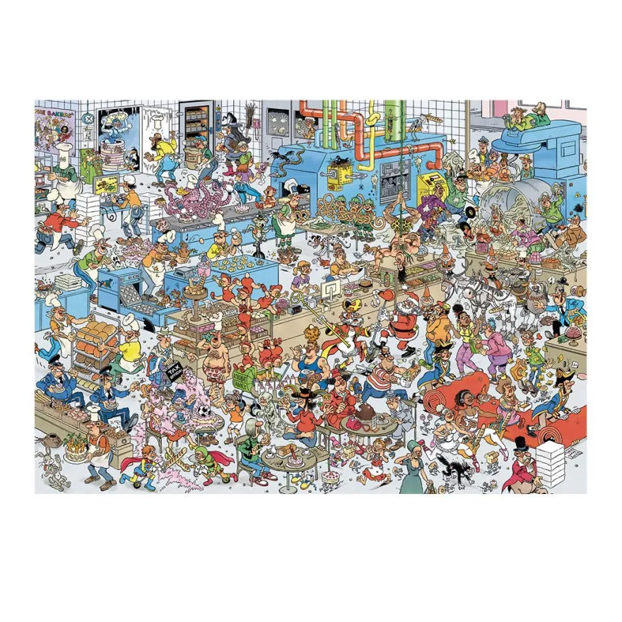 Jumbo Spiele 1110100310 Jan van Haasteren Die Bäckerei 1000 Teile Puzzle