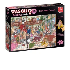 Jumbo Spiele 1119801824 Wasgij Destiny 18 Fast Food Frenzy! 1000 Teile Puzzle