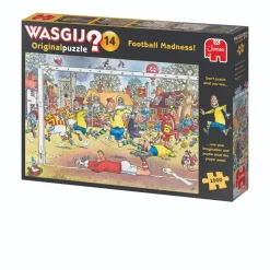 Jumbo Spiele 1119801817 Wasgij Original 14 Football Madness! 1000 Teile Puzzle