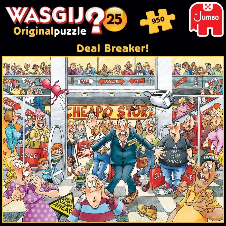 Jumbo Spiele 1119800267 Wasgij Original 25 Preisknaller! 950 Teile Puzzle