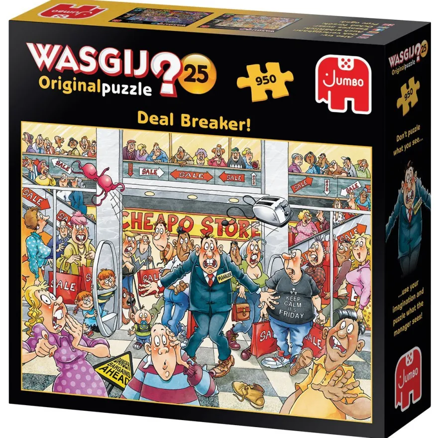 Jumbo Spiele 1119800267 Wasgij Original 25 Preisknaller! 950 Teile Puzzle