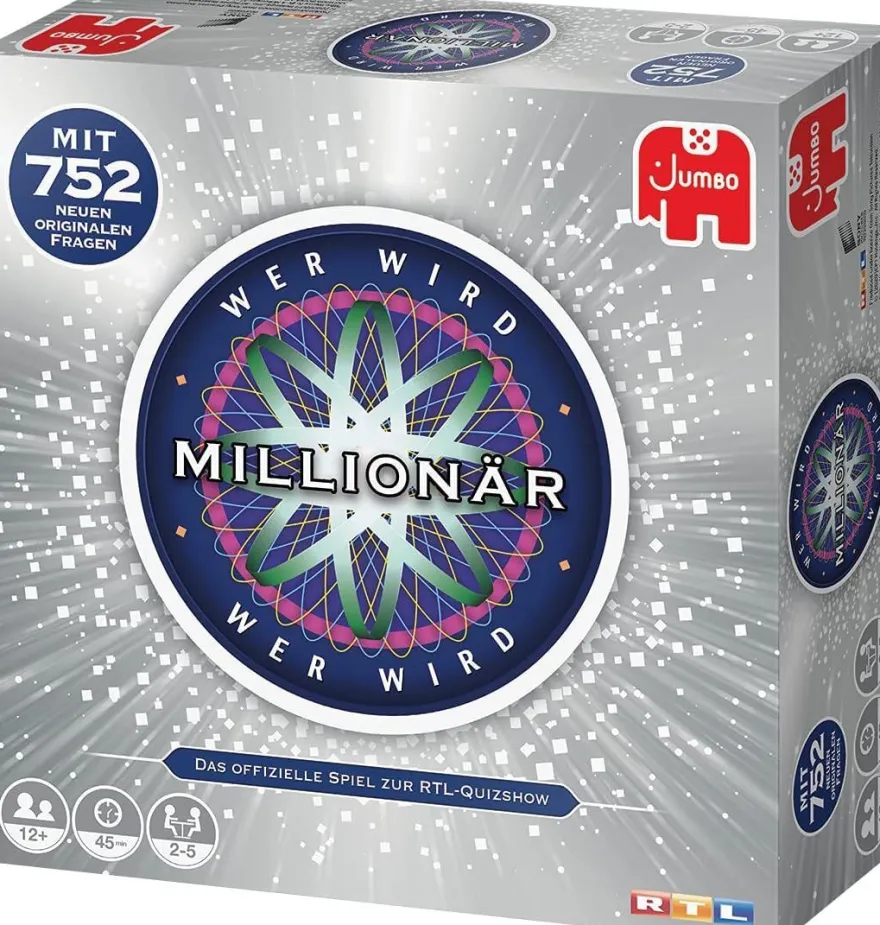 Jumbo Spiele - Wer wird Millionär - die Jubiläumsauflage der berühmten TV-Show als Br
