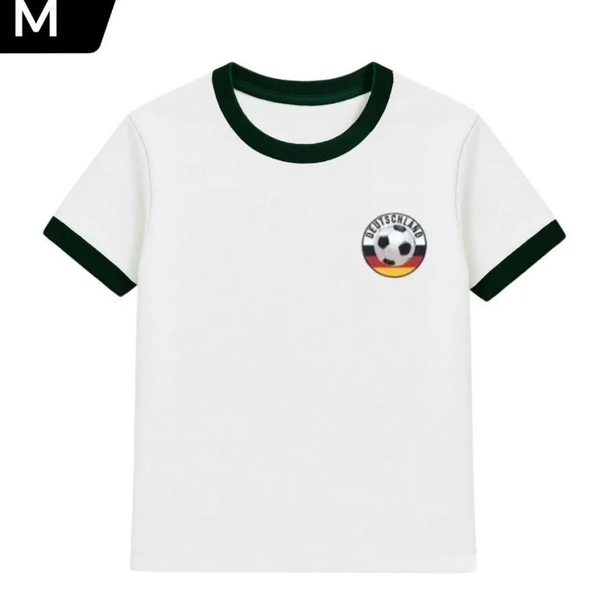 JUNG Deutschland WM 2026 Trikot T Shirt Größe M Fanartikel Fußball Weltmeisterschaft