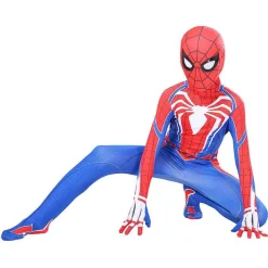 Jungen Kinder Spider Man Cosplay Kostum Superheld Overall Jumpsuit Spielanzug*