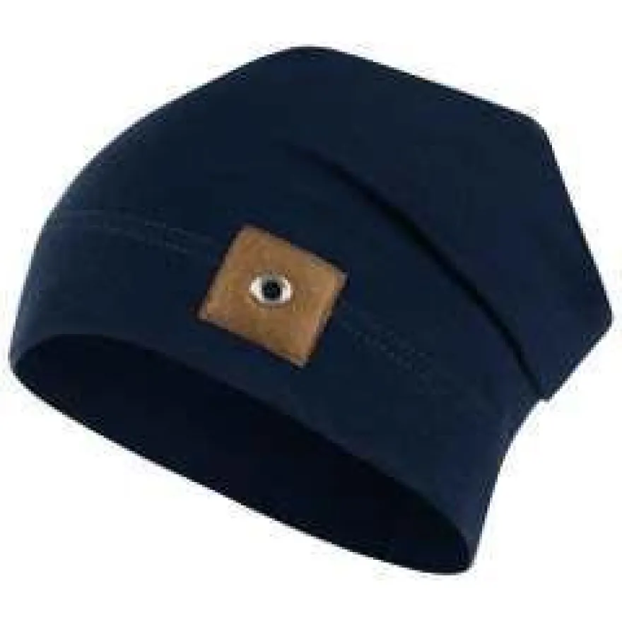 Jungen Mütze Beanie Übergangsmütze Stoff uni Frühling Herbst