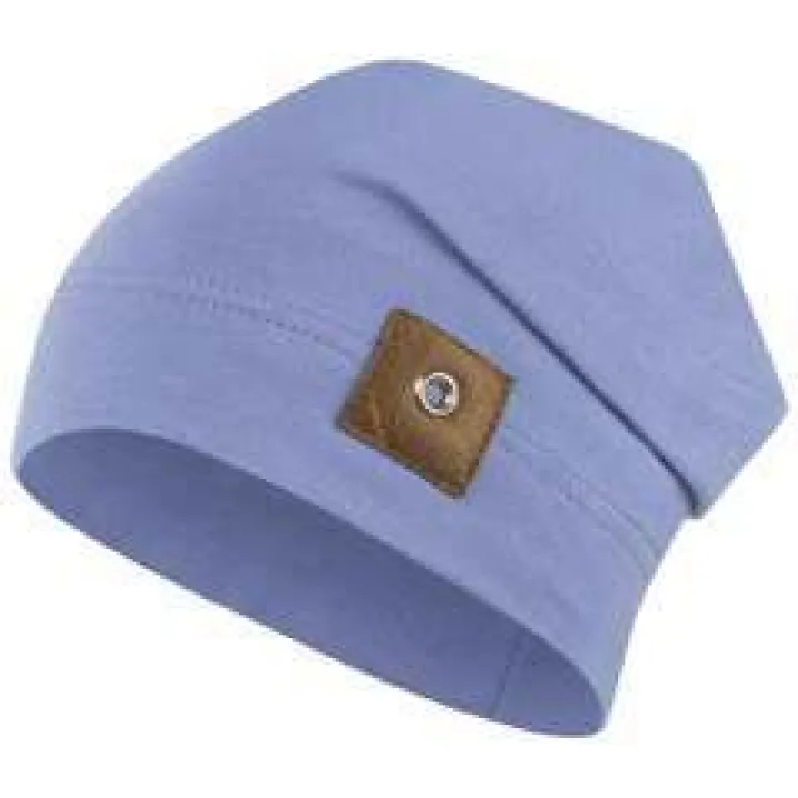 Jungen Mütze Beanie Übergangsmütze Stoff uni Frühling Herbst
