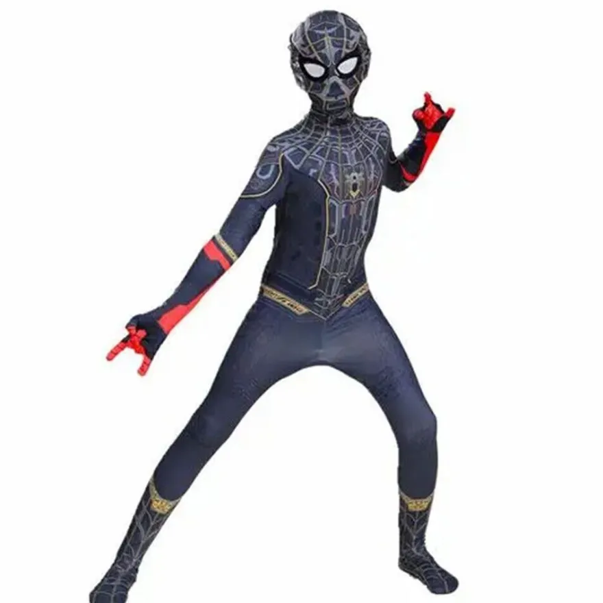 Jungen Spiderman Kostum Maske Karneval Fasching Cosplay Party Kinder Kleidung