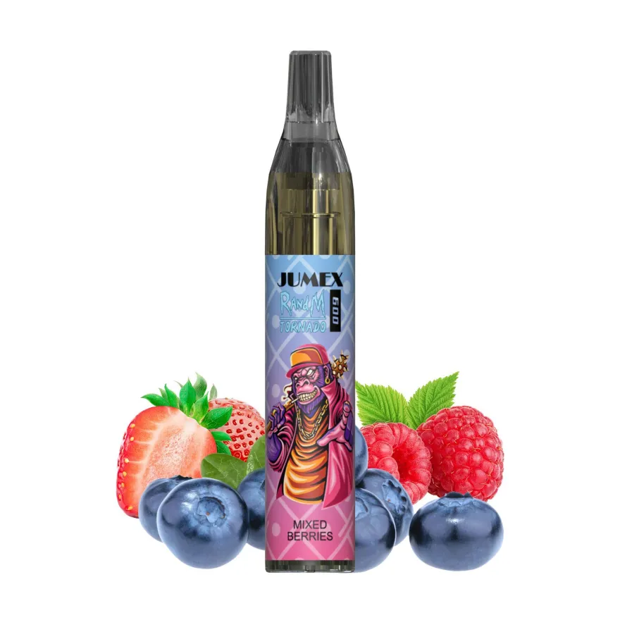 JUNG Jumex 600 MIXED Berries Vape mit Nikotin Einweg 600Züge E Zigarette Verdamp