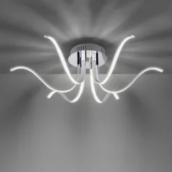 JUST LIGHT 15342-17 LED Deckenleuchte Valerie 6-flammig chrom 3000K