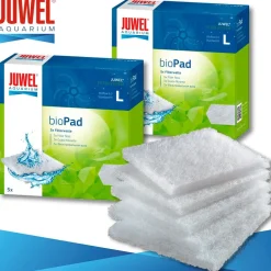 Juwel 2 x 5 Stück bioPad Filterwatte L Aquarium Filtermedien Schwamm Flies Watte