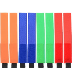 Kabel Klettbänder 8-teilig 18cm Länge verschiedene Farben Werkzeug Elektronik