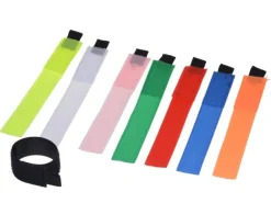 Kabel Klettbänder 8-teilig 18cm Länge verschiedene Farben Werkzeug Elektronik