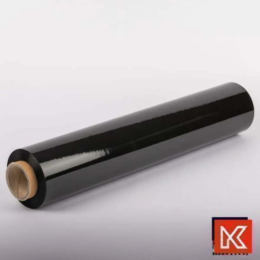 KADAX Stretchfolie, Handfolie, Wickelfolie, Transport, Schwarz, 6 Stück