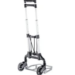 KADAX Transportwagen für Schleifmaschine, klappbar, Aluminium, flach, stabil, 70 kg