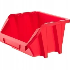 KADAX Werkstatt-Stapelkiste, Lagerboxen (Rot, 20er Set - 214x198mm)