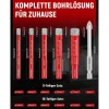 Kafuwell Diamantbohrer Profi-Set 10tlg (5-12mm Glasbohrer & 6mm