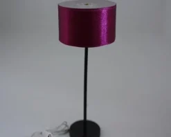 Kahlert Stehlampe Metallfuß Stoffschirm Höhe:100mm 10238