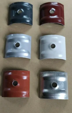 Kalotten Aluminium 24° für Sinus Profil 76/18 Wellplatten vers. RAL Farben