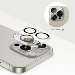 Kameraschutz für iPhone 16 Pro Max, 3er Pack, 9H Panzerglas, Anti-Kratzer