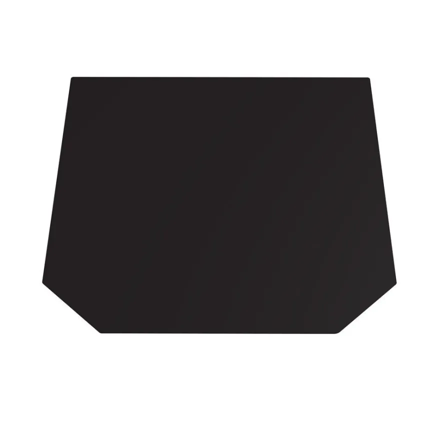 Kamin Bodenplatte 1200x1100x2mm Stahl schwarz Funken & Feuerschutz Ofenplatte C1