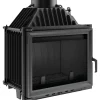 Kamineinsatz KRATKI Maja 8kW Ø200 Gusseiseneinlass Externes Schornsteinset