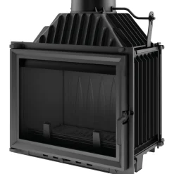 Kamineinsatz KRATKI Maja 8kW Ø200 Gusseiseneinlass Externes Schornsteinset