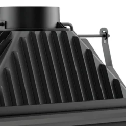 Kamineinsatz KRATKI Maja 8kW Ø200 Gusseiseneinlass Externes Schornsteinset