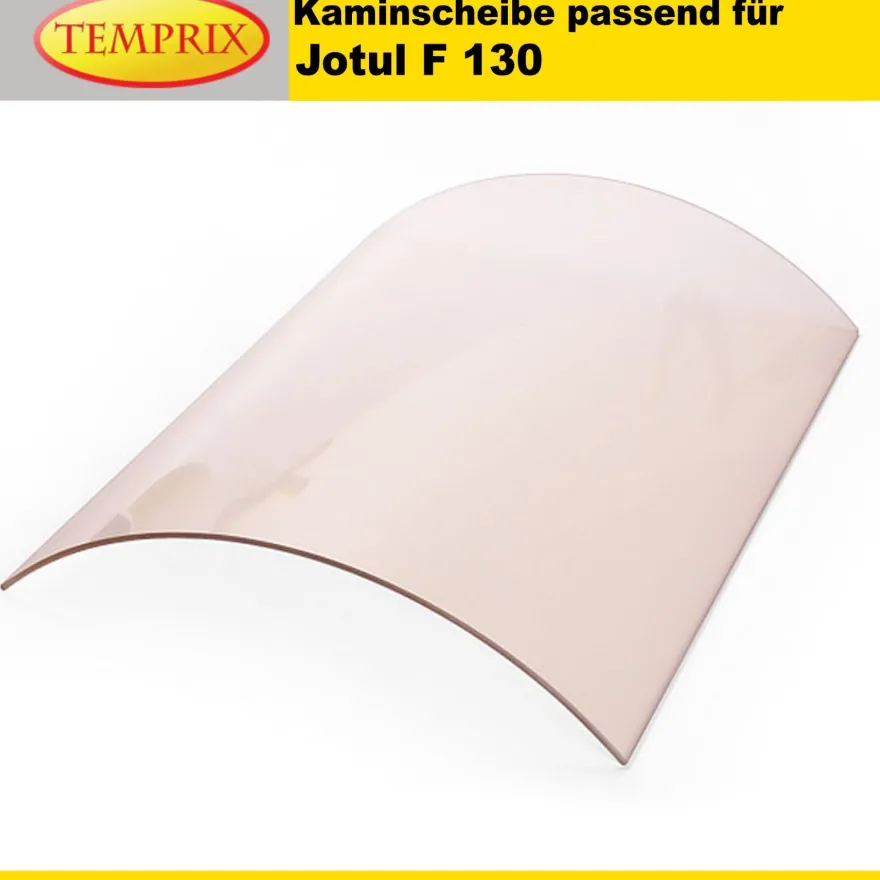 Kaminglas für Jotul Ofenmodelle mit gebogener und prismatischer Glas Sichtscheibe