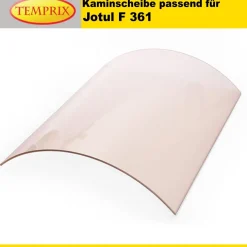 Kaminglas für Jotul Ofenmodelle mit gebogener und prismatischer Glas Sichtscheibe