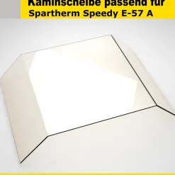 Kaminglas für Spartherm Ofen mit gebogener Kaminscheibe Ofenglas rund gebogen