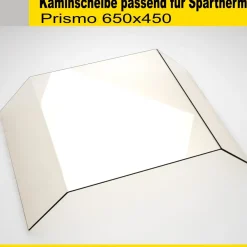Kaminglas für Spartherm Ofen mit gebogener Kaminscheibe Ofenglas rund gebogen