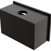 Kamin-Kassette KRATKI ARKE 95 14 kW Ø 200 schwarz Verkleidung