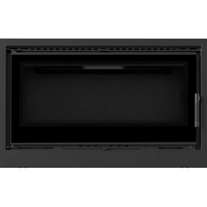 Kamin-Kassette KRATKI ARKE 95 14 kW Ø 200 schwarz Verkleidung