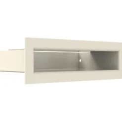 Kamin Luftgitter Lüftungsgitter 4 Farben 6x80 cm Luftleiste Warmluftgitter Kamin