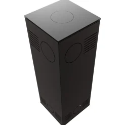 Kaminofen aus Stahl KRATKI TORA/S 8 kW Ø 150 Quarzsinter FOKOS SALE mit Türfeder