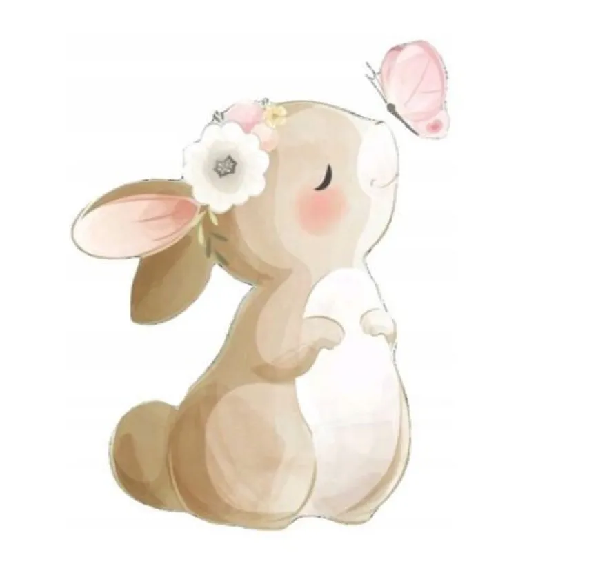Kaninchen 14x10cm Essbar Hase Tortenaufleger Torte Tortenbild Zuckerbild