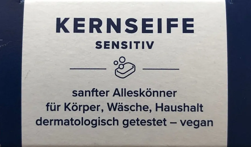 Kappus Kernseife sensitiv vegan 18x150g Packung (Gr. Standardgröße)